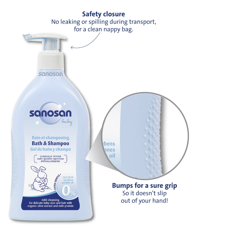 Sanosan Baby Bath & Shampoo 500 Ml