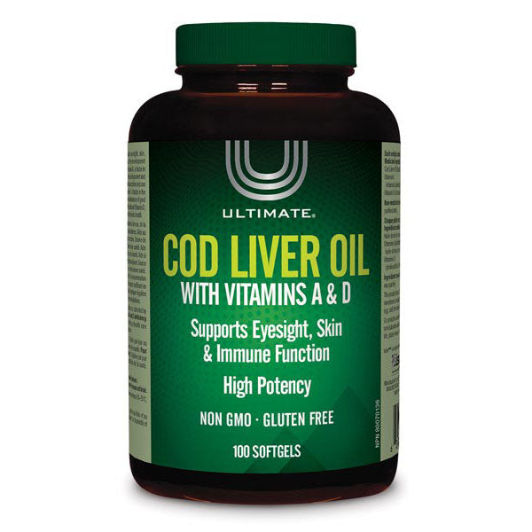 Ultimate Cod Liver Oil with Vitamin A & D Tablets 100's