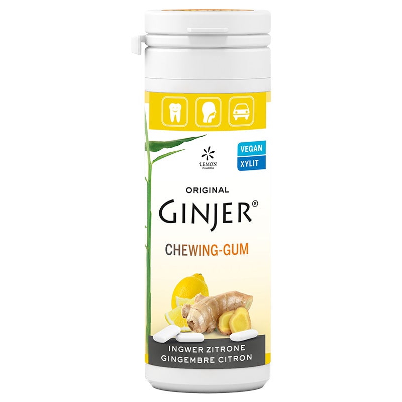 Ginjer Chewing Gum Lemon 30G