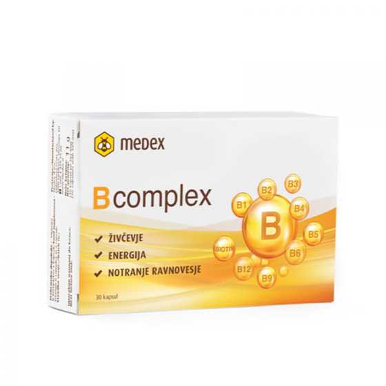 Medex B Complex Capsules 60'S