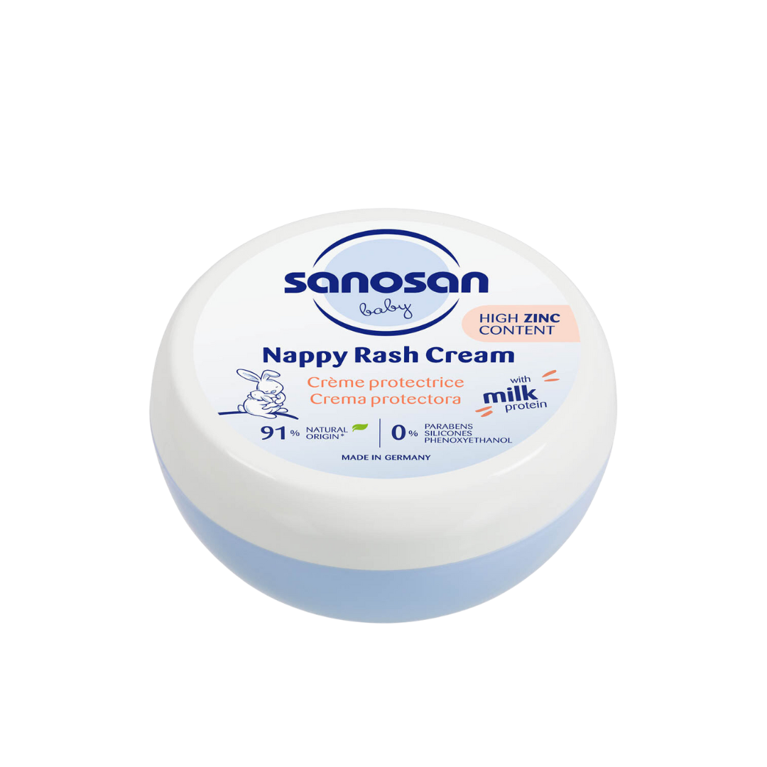 Sanosan Baby Nappy Rash Cream With Zinc 150 Ml Jar
