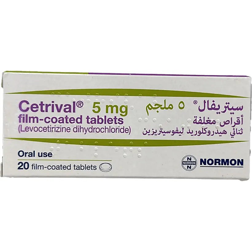 Cetrival 5mg Tablets 20s