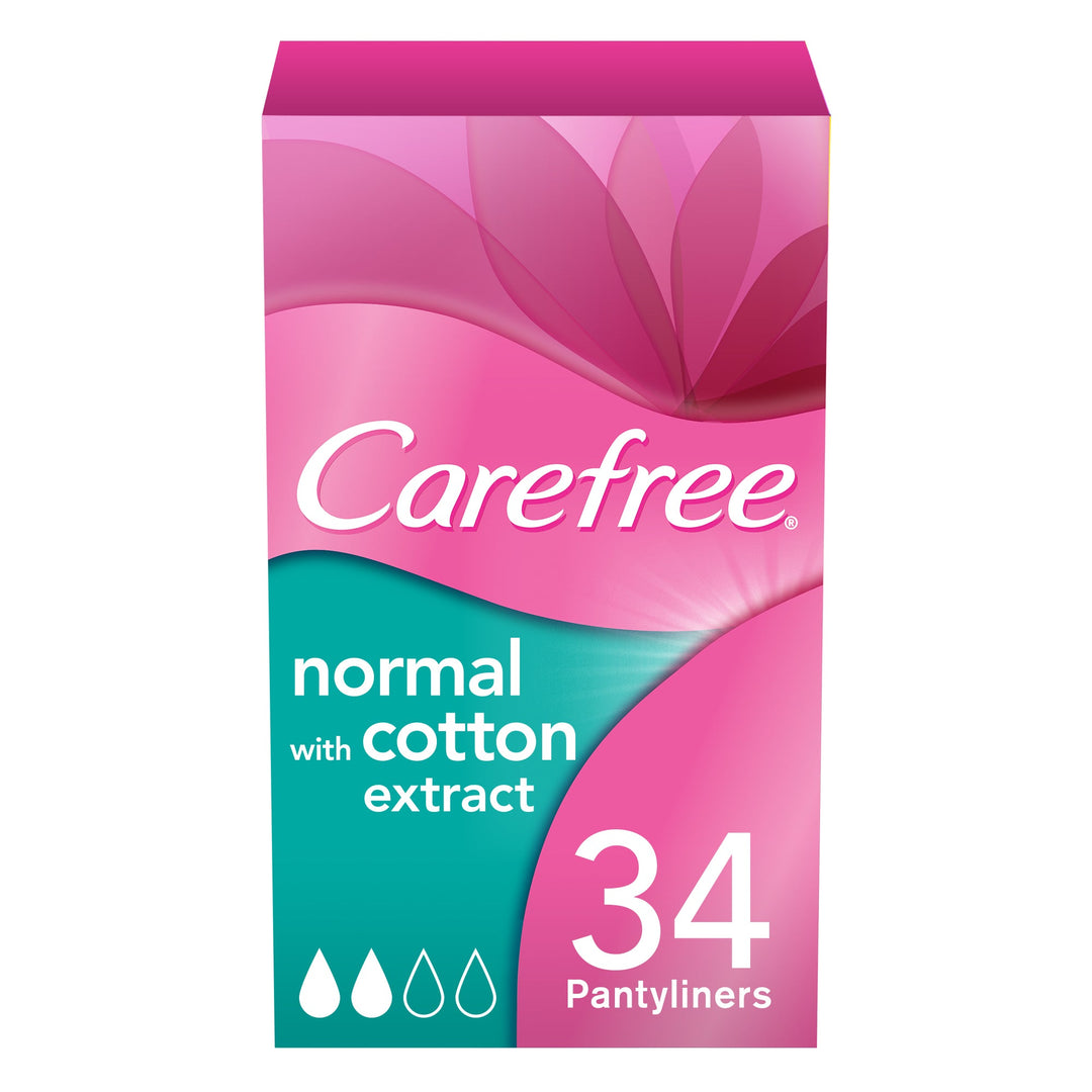 Carefree Cotton Feel Pantyliners 34s