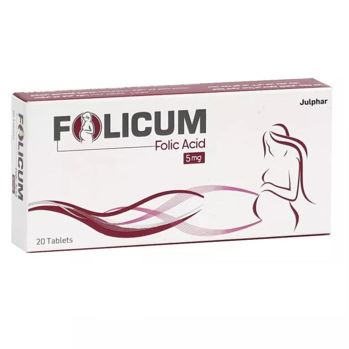 Folicum 5mg Tablets 20s