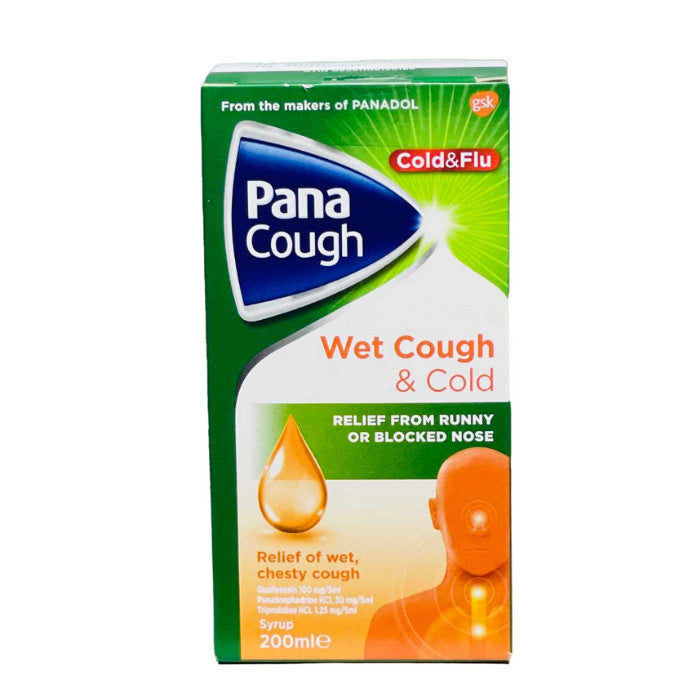 Pana Cough Wet Cough & Cold 200ml