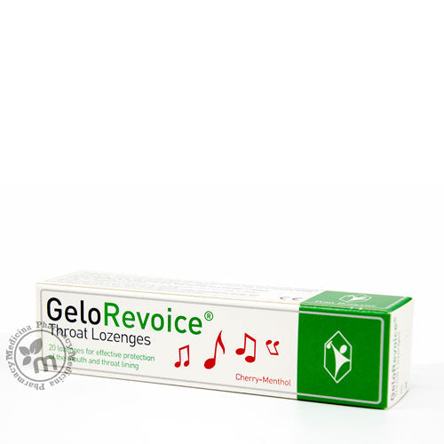 Gelorevoice Throat Lozenges for Voice Loss and Sore Throat