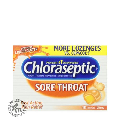 Chloraseptic Lozenges Citrus