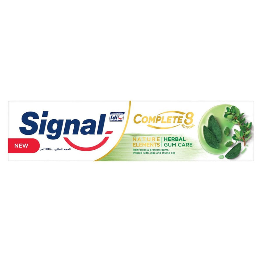 Signal Toothpaste Complete 8 Herbal gum 100ml