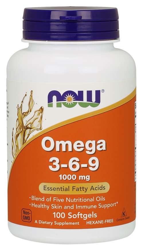 Now Omega 3-6-9 1000mg Soft Capsules 100s