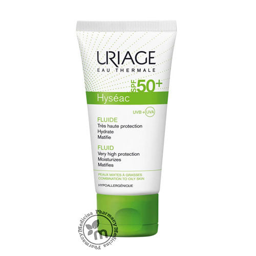 Uriage Hyseac Fluid SPF 50+ Sunscreen for Oily Skin