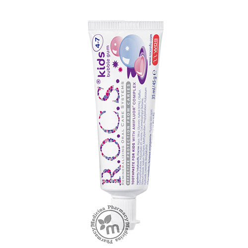 R.O.C.S Toothpaste Kids Bubble Gum 4-7 years