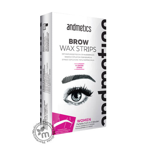Andmetics Brow Wax Strips for Women