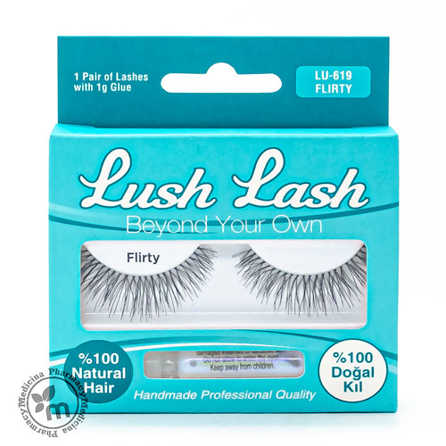 Lush Lash 100% Natural Eyelashes Flirty 619