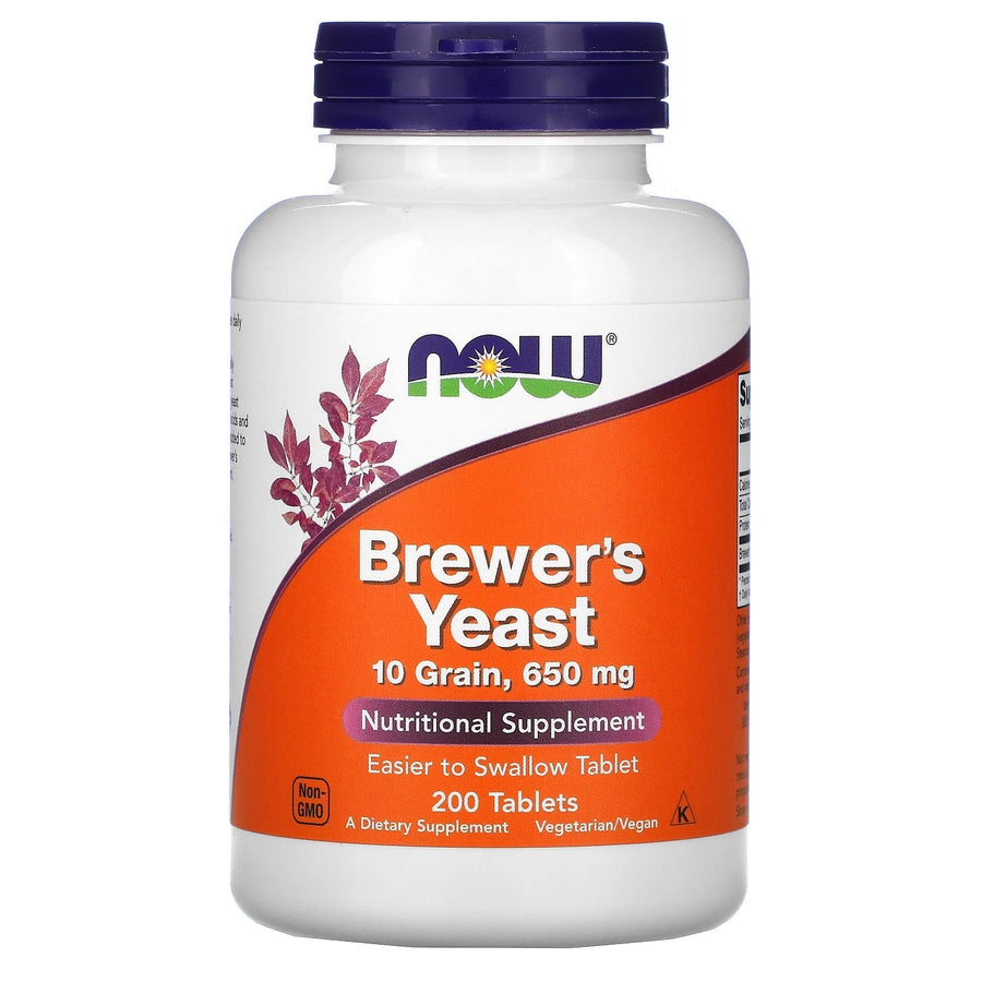 Now Brewers Yeast Tablets 200s