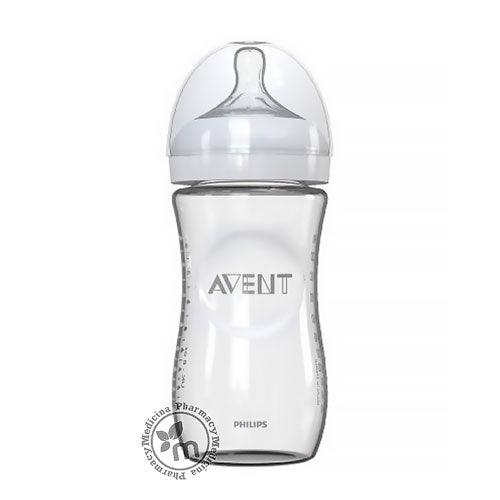 Avent Natural Feeding Bottle Glass 240 ml PA411