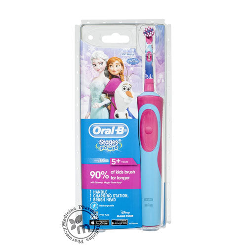 Braun Oral B Electric Toothbrush for Kids +5 years Frozen - D12.513 K