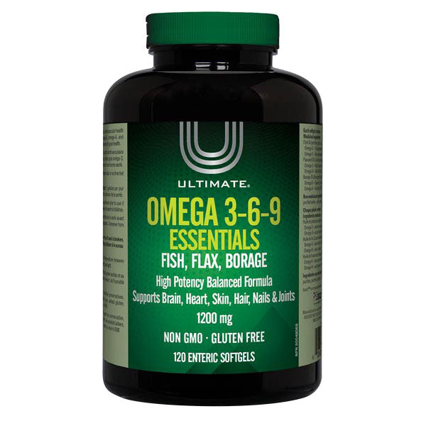 Ultimate Omega 3-6-9 Essentials 1200mg Capsules 120's
