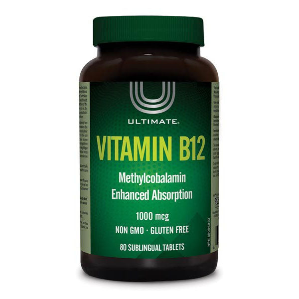 Ultimate Vitamin B12 1000mcg Capsules 80's