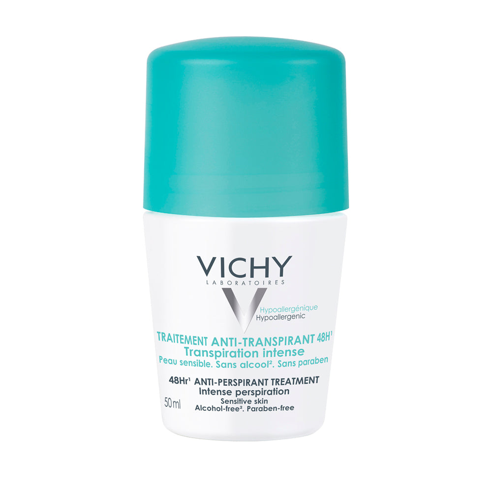 Vichy Deodorant Green 48 Hour Intensive Anti-Perspirant Treatment Roll-On 50ml