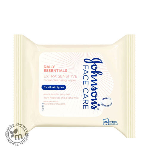 Johnson's Daily Essentials Wipes Fragrance Free Cleansing