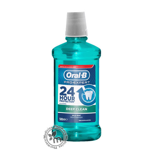 Oral B Pro Expert Mouthwash Deep Clean 500ml