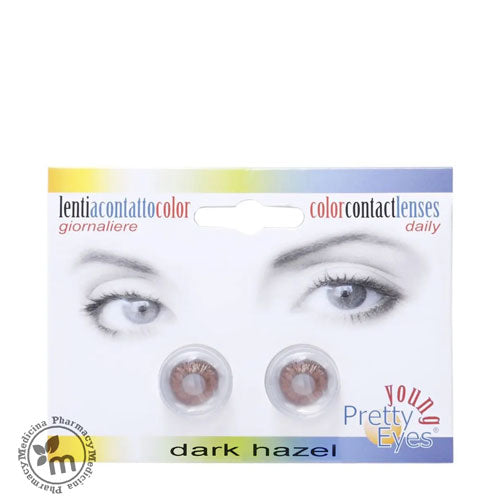 Young Pretty Eyes Daily Contact Lenses Dark Hazel 2s