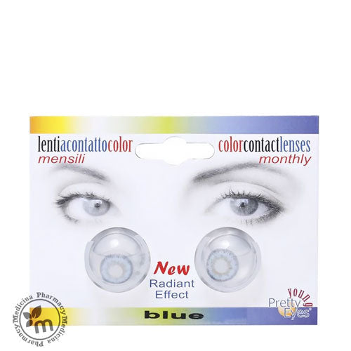 Young Pretty Eyes Radiant Monthly Contact Lens Blue 2s