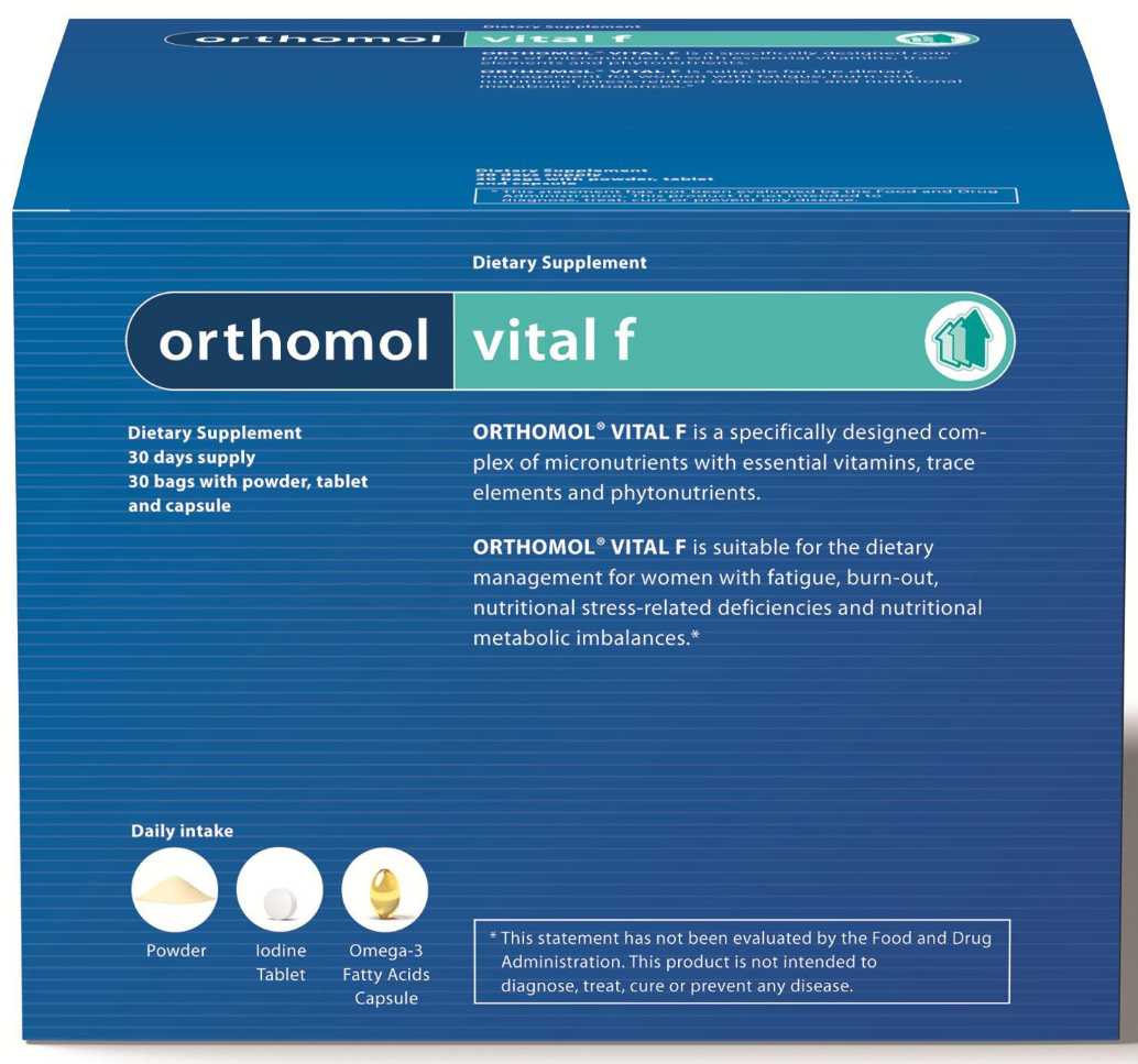 Orthomol Vital (женский) пакетики и капсулы 30 шт.