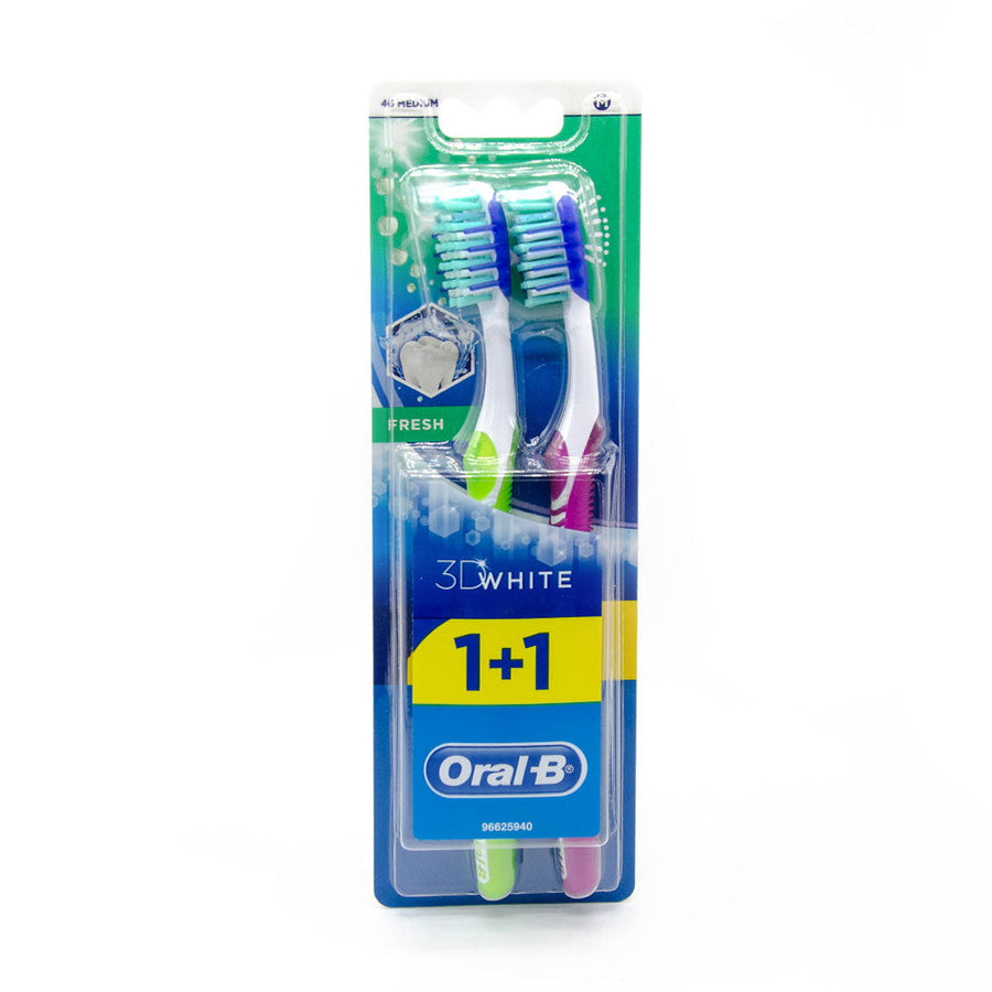 Oral B Toothbrush 3D Fresh 40 Medium (1+1 FREE)