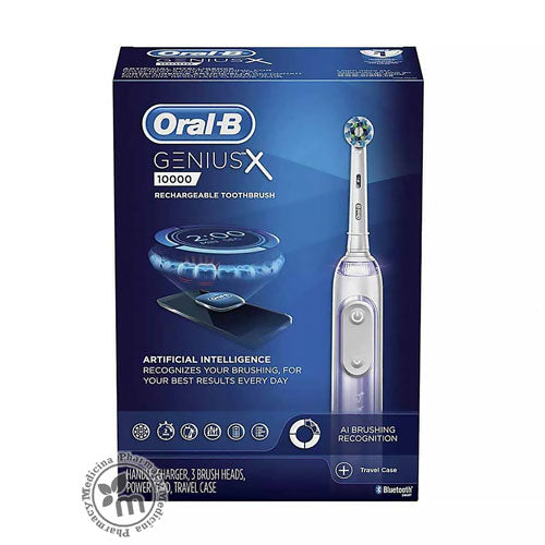 Oral B Genius X 20100s Bluetooth Artificial Intelligence Rechargeable Toothbrush with Motion Sensor