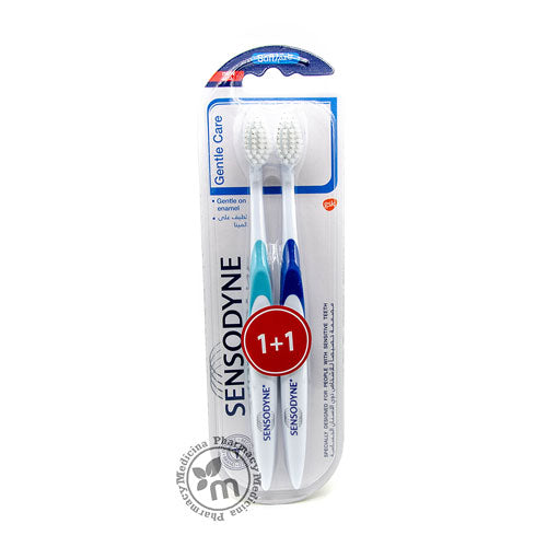Sensodyne Gentle Care (1+1 Free) Toothbrush, Soft