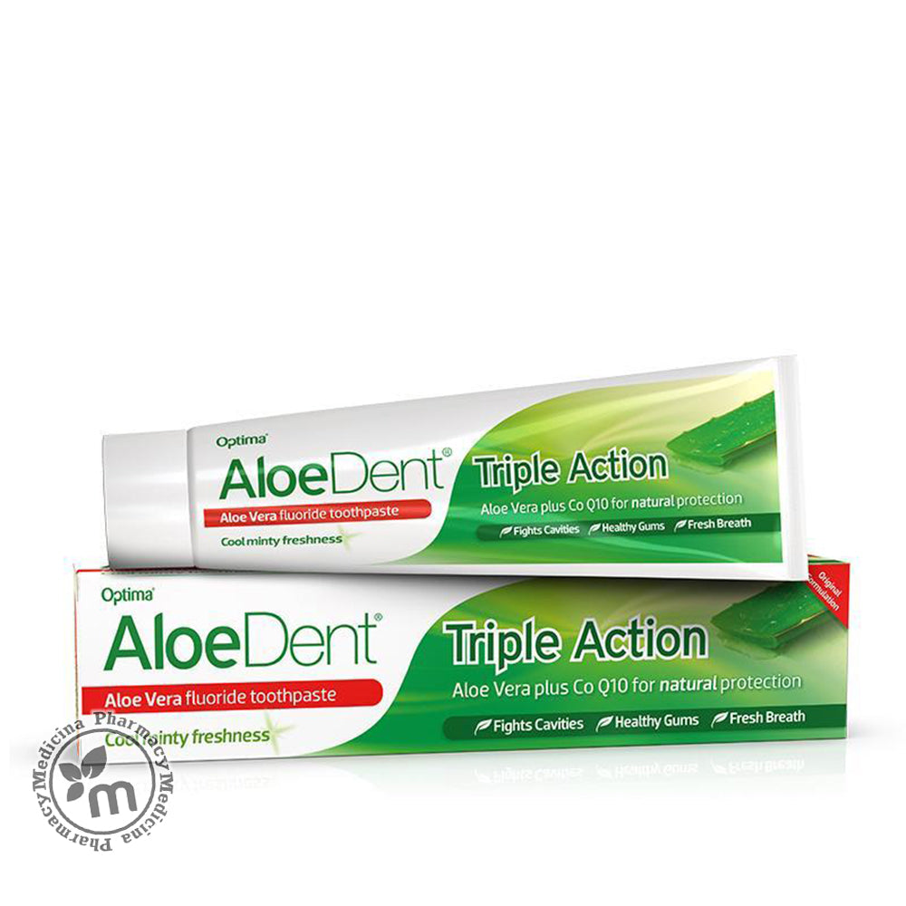 Aloedent Toothpaste Triple Action Fluoride
