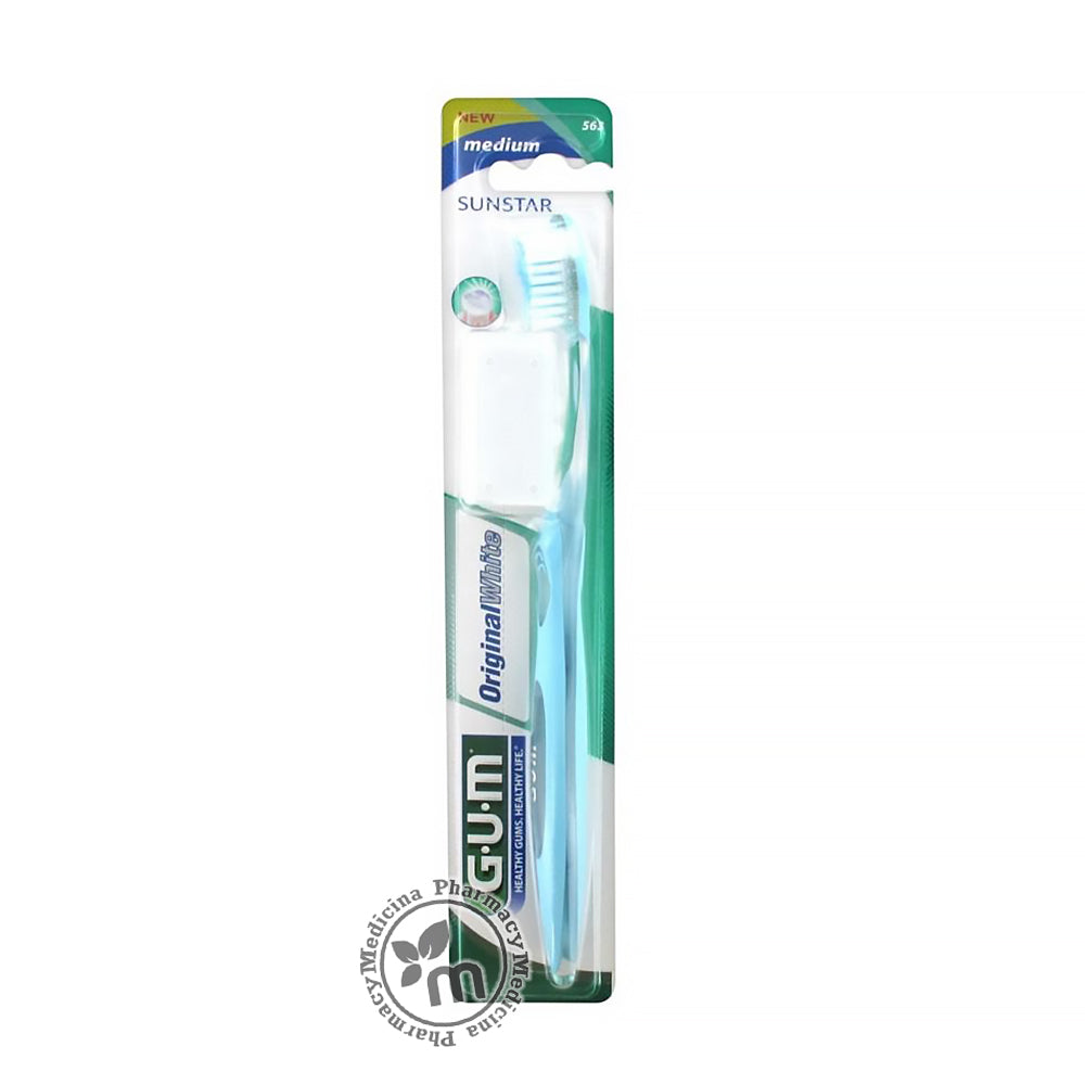 Butler Gum 563 Original White Toothbrush Medium