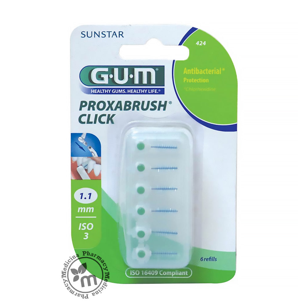 Butler Gum Prox Toothbrush Clic Refill Tap 424 M8