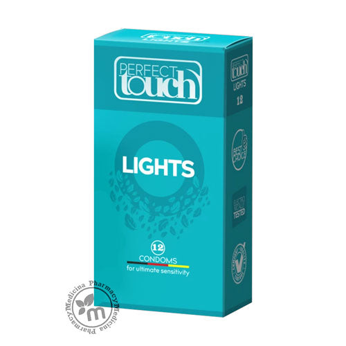 Perfect Touch Condoms Lights 12 Pcs