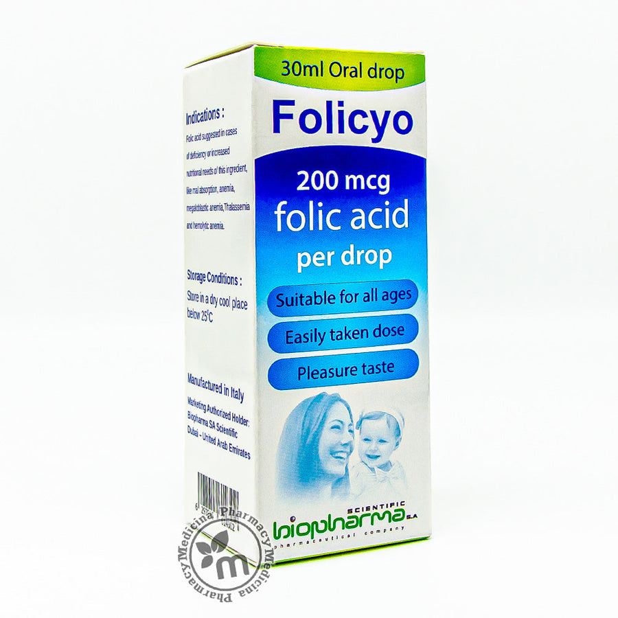 Folicyo 200 mcg Drop 30ml