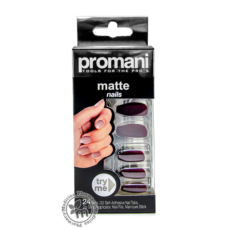 Promani Matte Balerina Nails Red Wine PR-5018