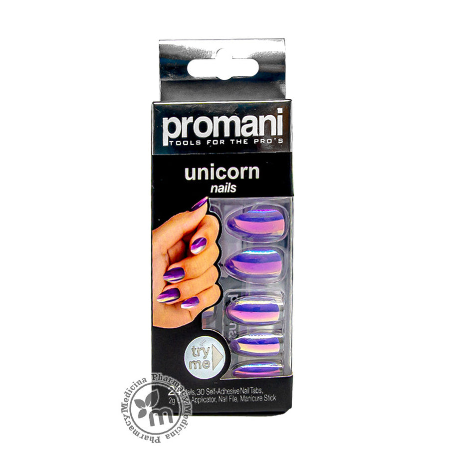 Promani Unicorn Metallic Stiletto Nail Lila PR-5014