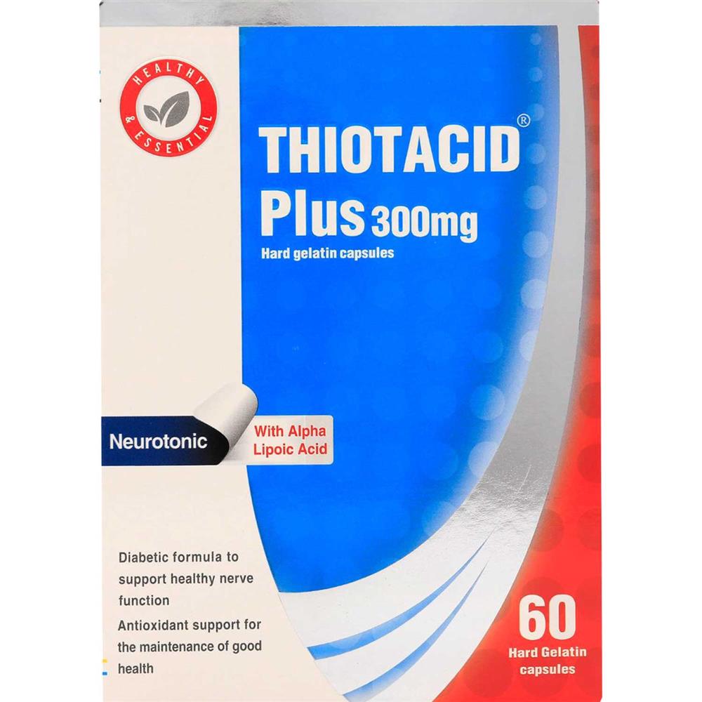 Thiotacid Plus 300Mg Capsules 60S
