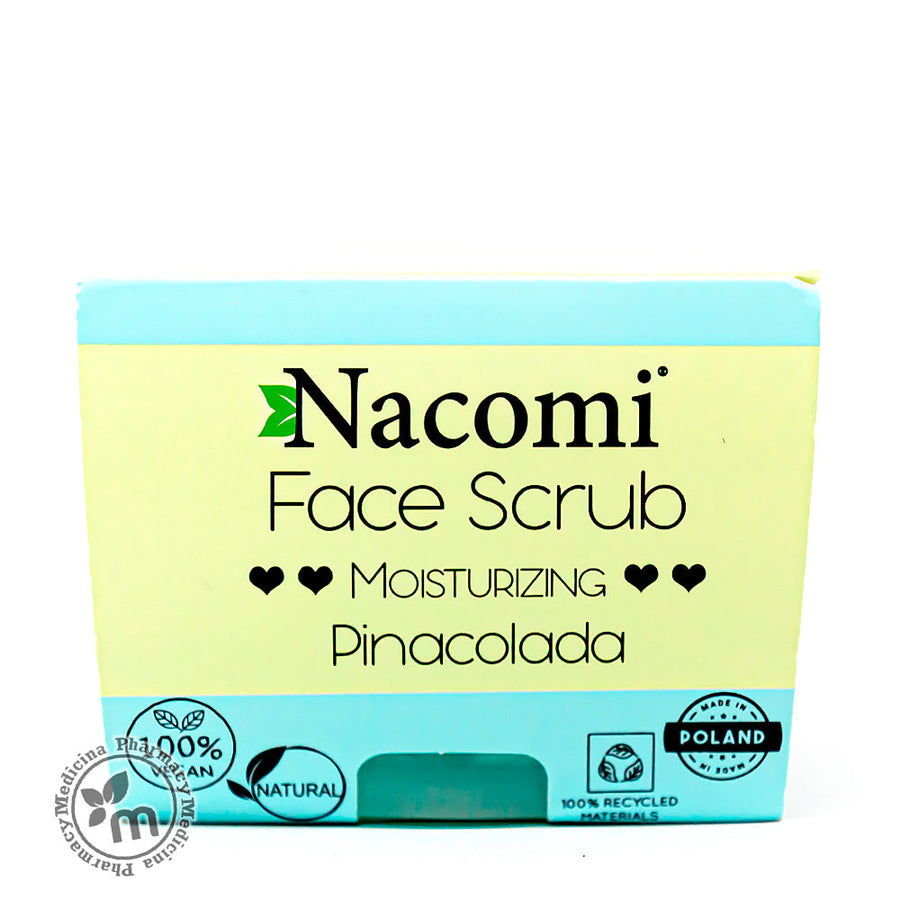 Nacomi Face Scrub Moisturizing Pinacolada 80g