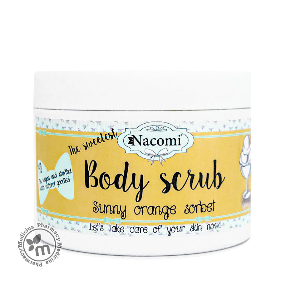 Nacomi Body Scrub Sunny Orange Sorbet 200g