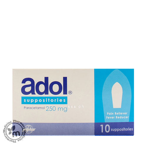 Adol Suppositories 250 mg