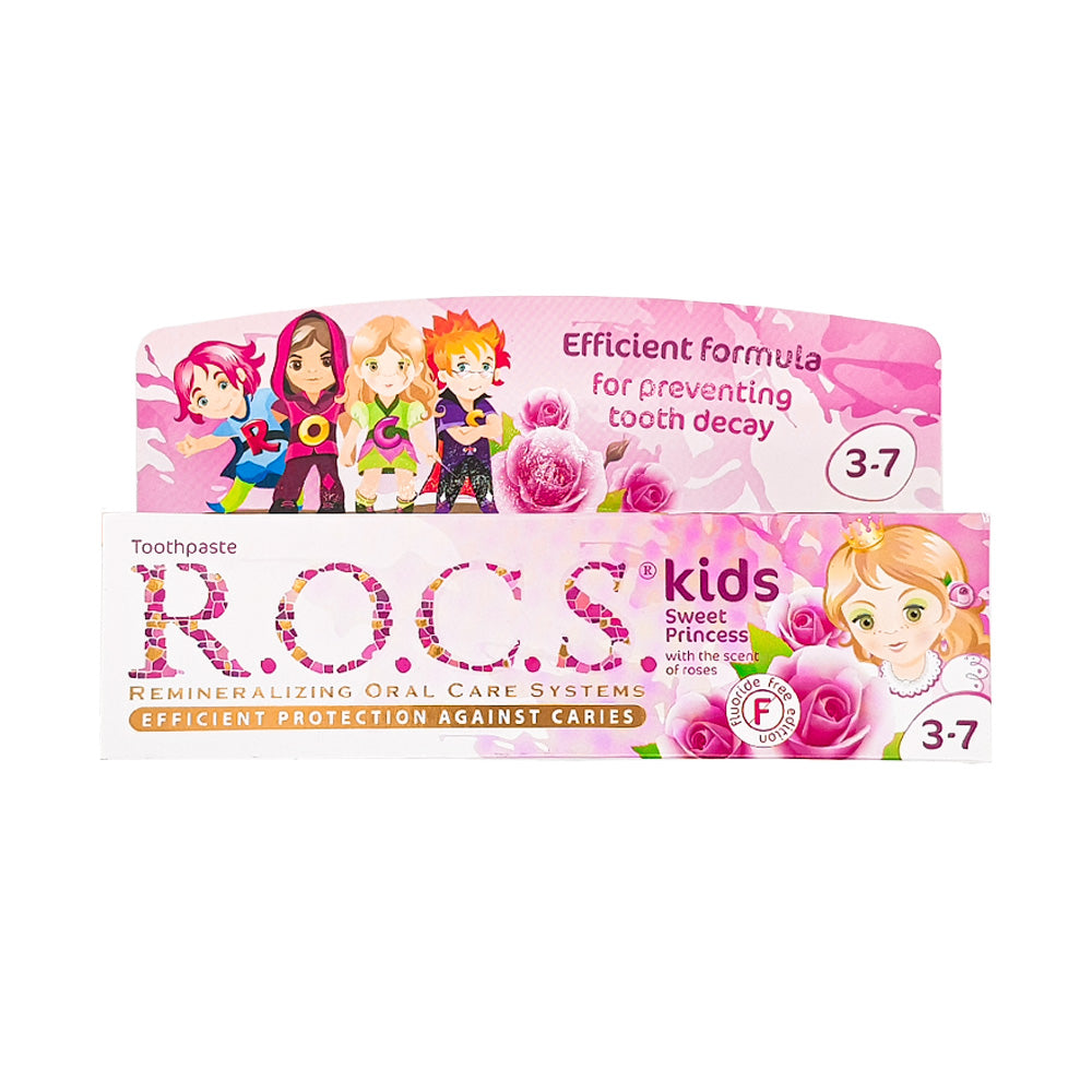 R.O.C.S Toothpaste Kids Sweet Princess 3-7 Rose Scent 35ml