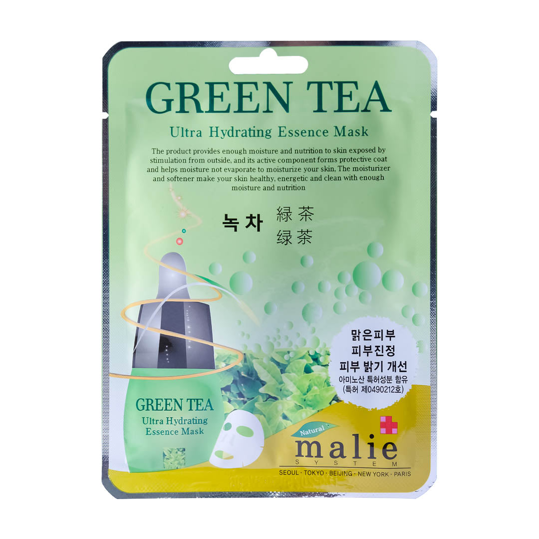 Маска для лица с зеленым чаем Malie