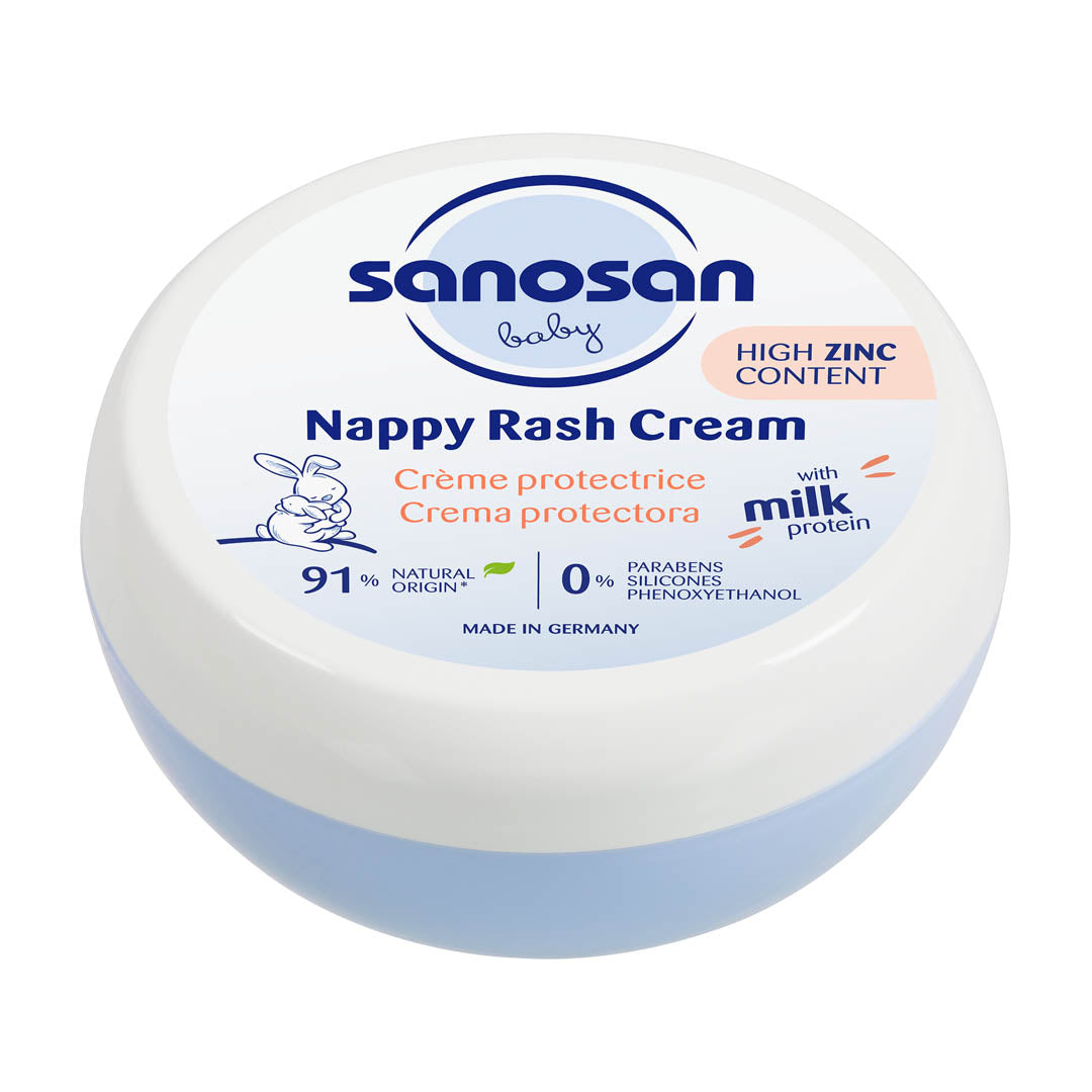 Sanosan Baby Nappy Rash Cream With Zinc 150 Ml Jar