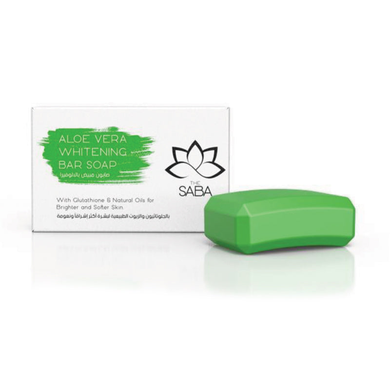 The Saba Aloe Vera Whitening Bar Soap 100gm