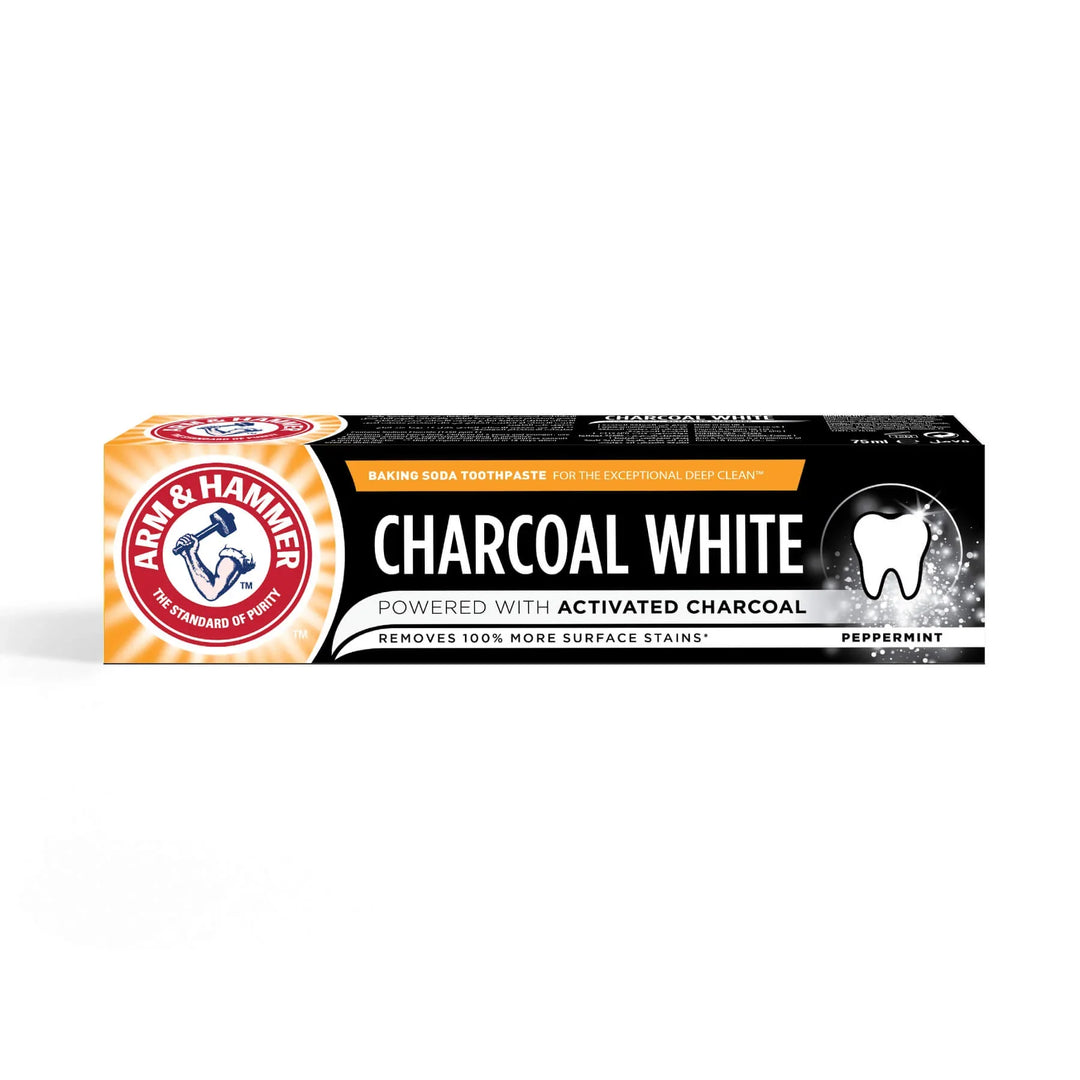 Arm & Hammer Charcoal White Peppermint Toothpaste 75ml