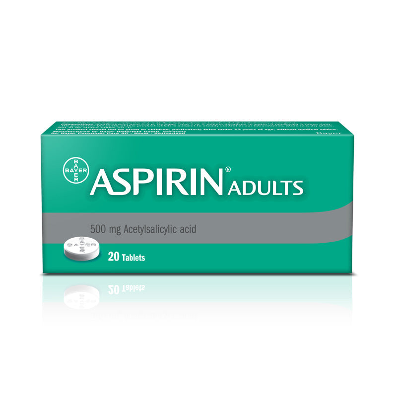 Aspirin tablets 500mg 20's