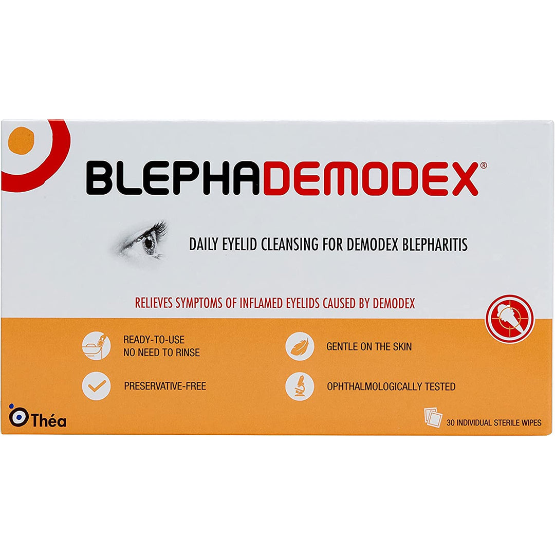Blephademodex Sterile Eyelid Wipes 30's