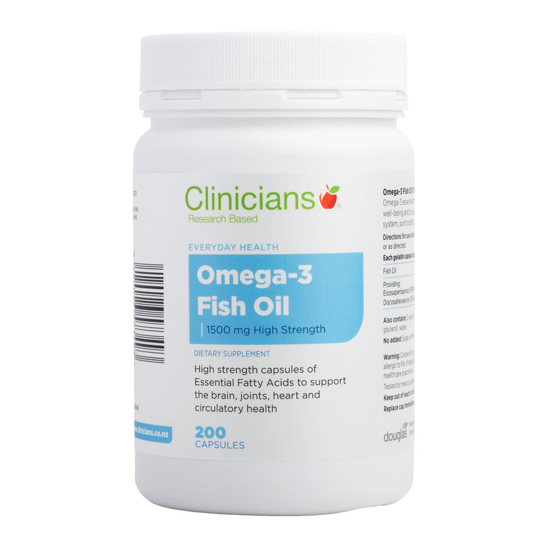 Clinicians Omega 3 Fish Oil 1500mg Capsule 200's